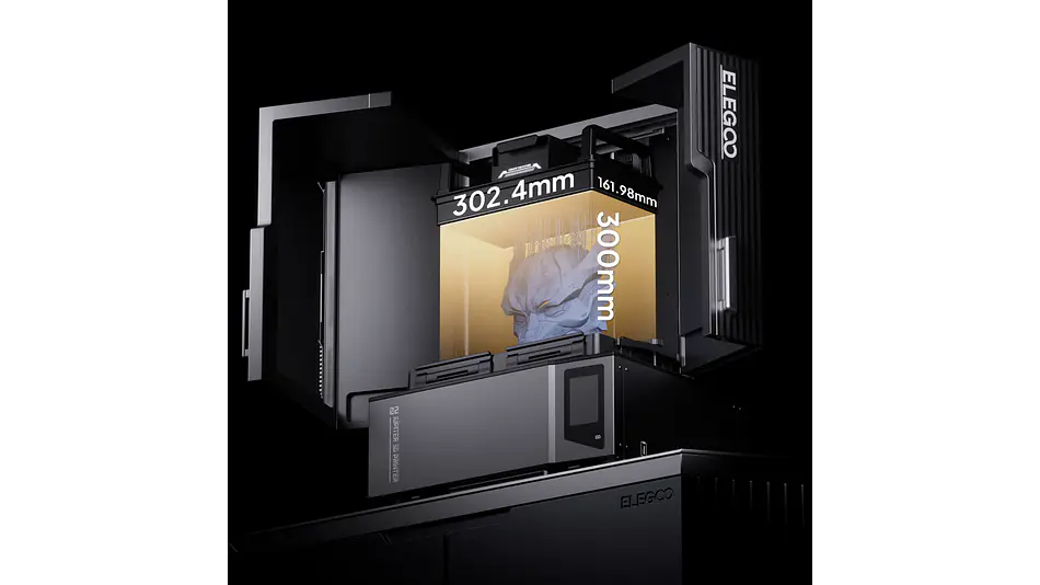 Jupiter 2 Elegoo | Tamaño Imp 302x162x300mm | Impresora 3D Resina 4