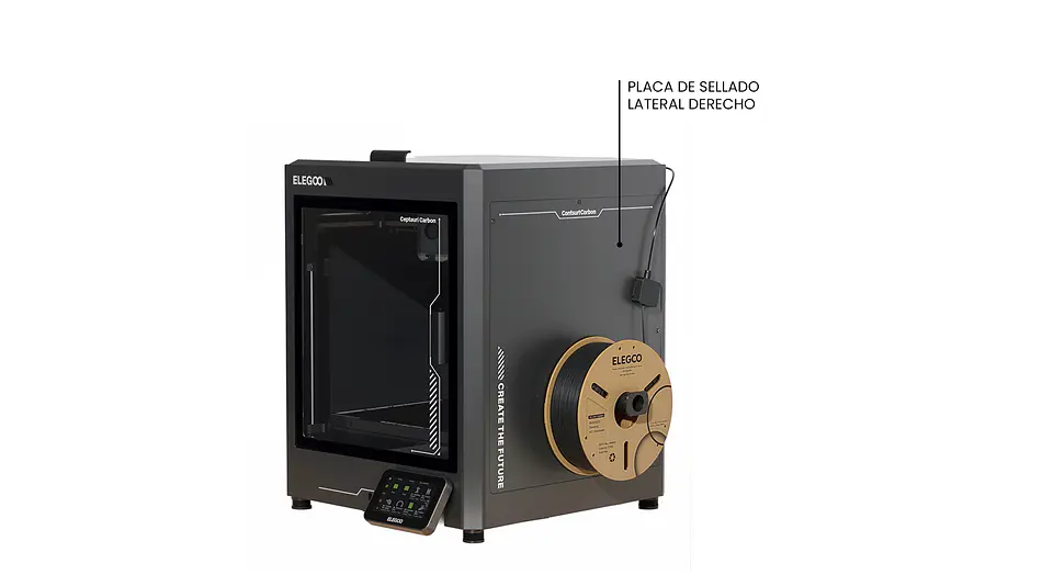 Centauri Carbon Placa de Sellado Lateral Derecha Elegoo | Repuestos 3D 2