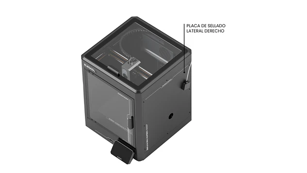 Centauri Carbon Placa de Sellado Lateral Derecha Elegoo | Repuestos 3D 3