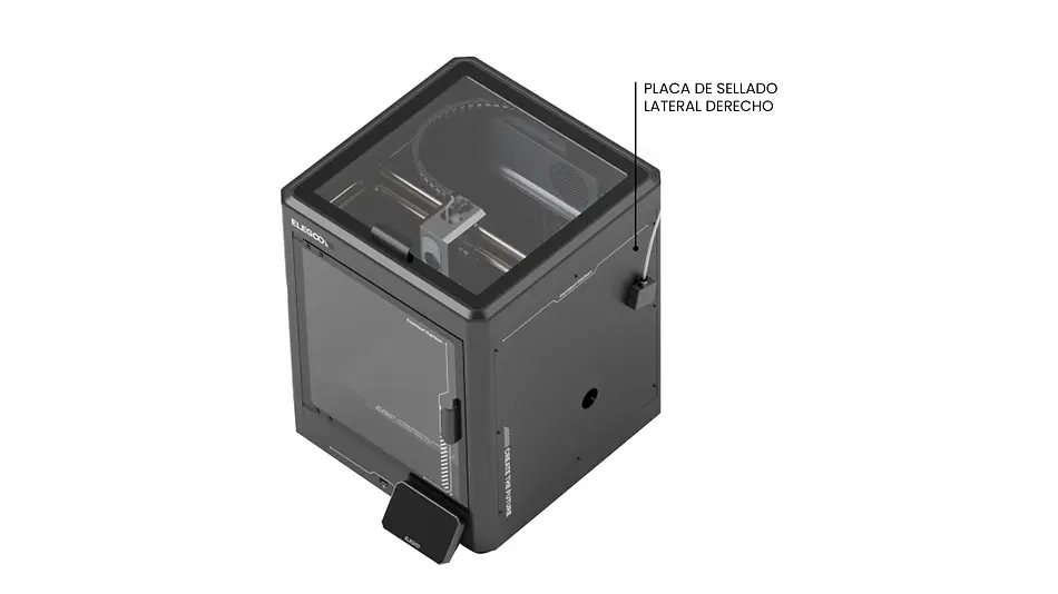 Centauri Carbon Placa de Sellado Lateral Derecha Elegoo | Repuestos 3D 3