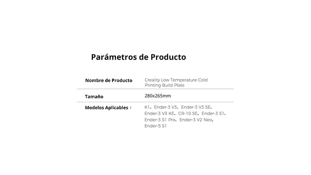 Pei en Frio Creality Hi 280x265 Doble Cara | Repuestos 3D 10