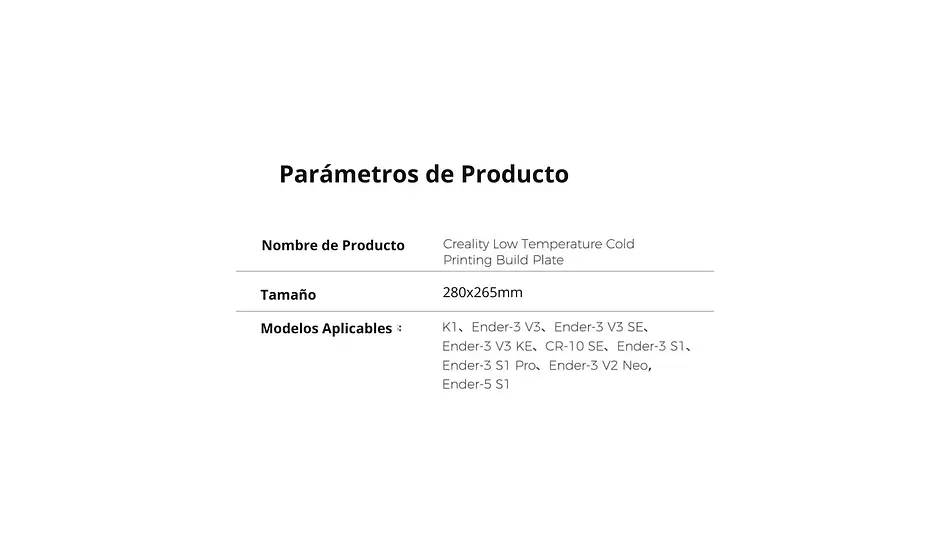 Pei en Frio Creality Hi 280x265 Doble Cara | Repuestos 3D 10