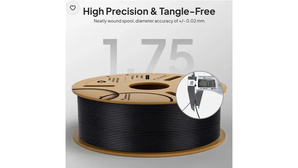 Filamento PLA-CF Fibra de Carbono Gris Elegoo | Filementos 5