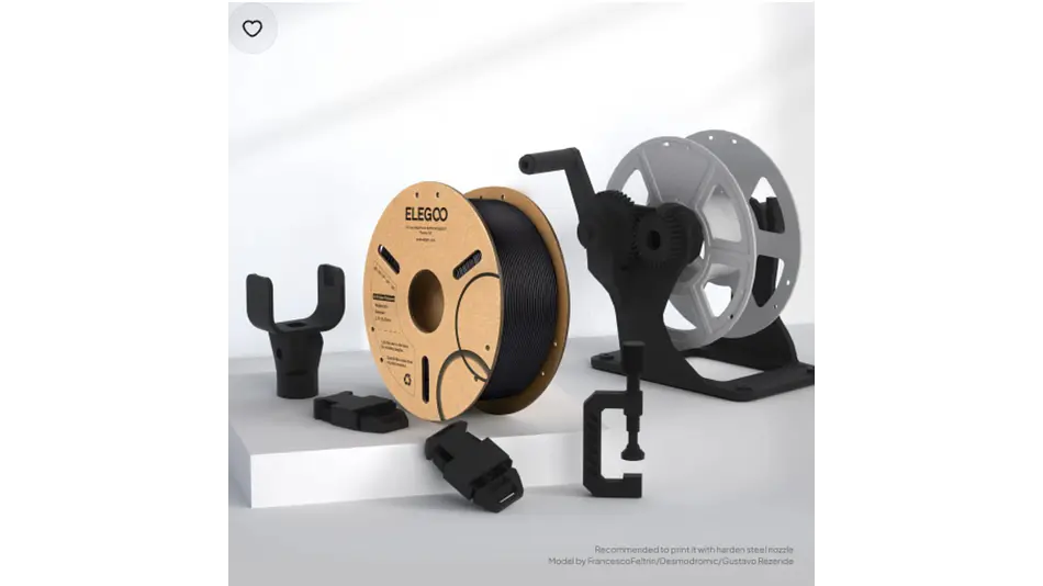 Filamento PLA-CF Fibra de Carbono Gris Elegoo | Filementos 2
