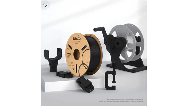 Filamento PLA-CF Fibra de Carbono Rojo Elegoo | Filementos 2
