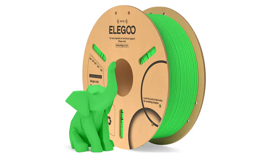 Filamento PLA RFID  Verde Neón Elegoo | Filamentos 1