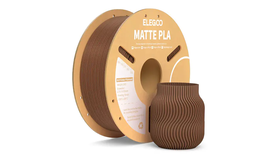 Filamento PLA MATE  Café Tierra Elegoo | Filementos 1