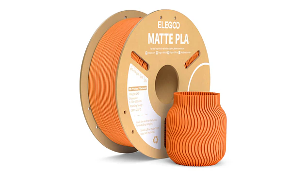 Filamento PLA MATE  Naranjo Elegoo | Filementos 1