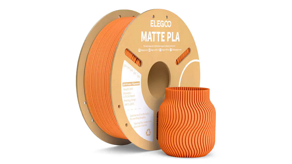 Filamento PLA MATE  Naranjo Elegoo | Filementos 1