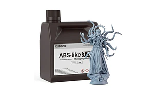 Resina Tipo ABS 3.0+ 2.0 Gris 2 Litros Elegoo | Resina