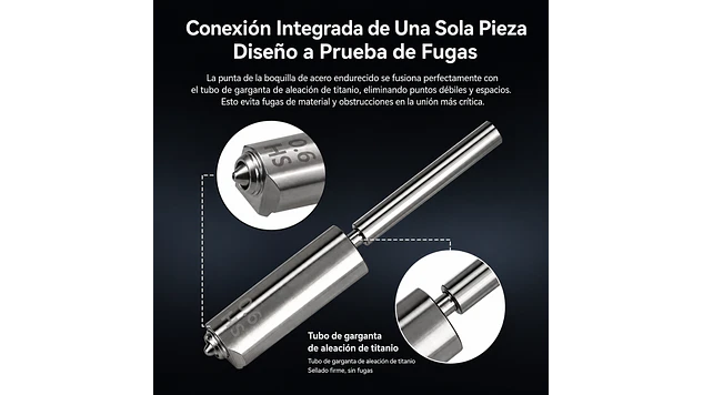 Kobra S1 Max Series Boquilla Acero Endurecido 0,6mm Anycubic | Repuestos 3D 2