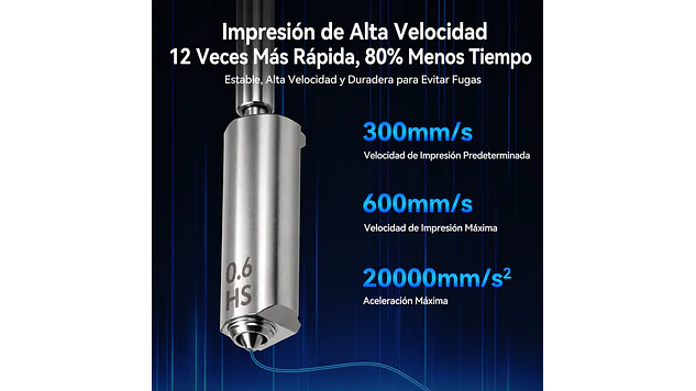 Kobra S1 Max Series Boquilla Acero Endurecido 0,6mm Anycubic | Repuestos 3D 4