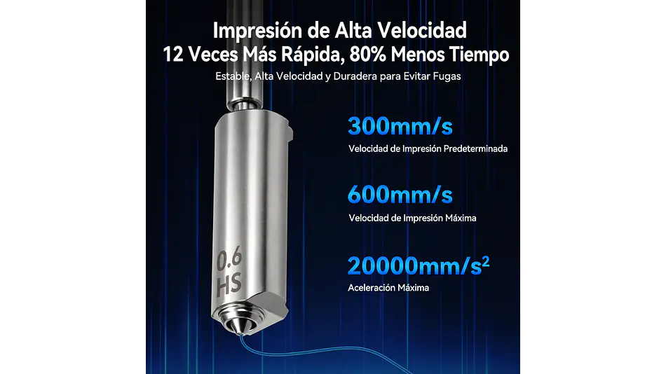 Kobra S1 Max Series Boquilla Acero Endurecido 0,6mm Anycubic | Repuestos 3D 4