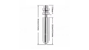 Kobra X Series Hotend de Libración Rápida con Boquilla de 0,4mm Anycubic | Repuestos 3D
