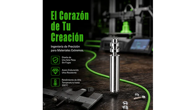 Kobra X Series Hotend de Libración Rápida con Boquilla de 0,4mm Anycubic | Repuestos 3D 3