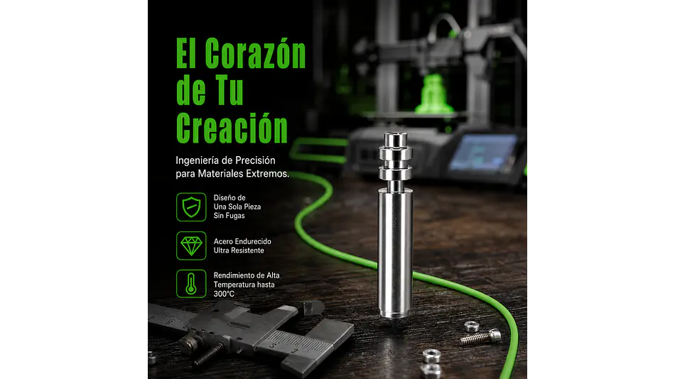 Kobra X Series Hotend de Libración Rápida con Boquilla de 0,4mm Anycubic | Repuestos 3D 3