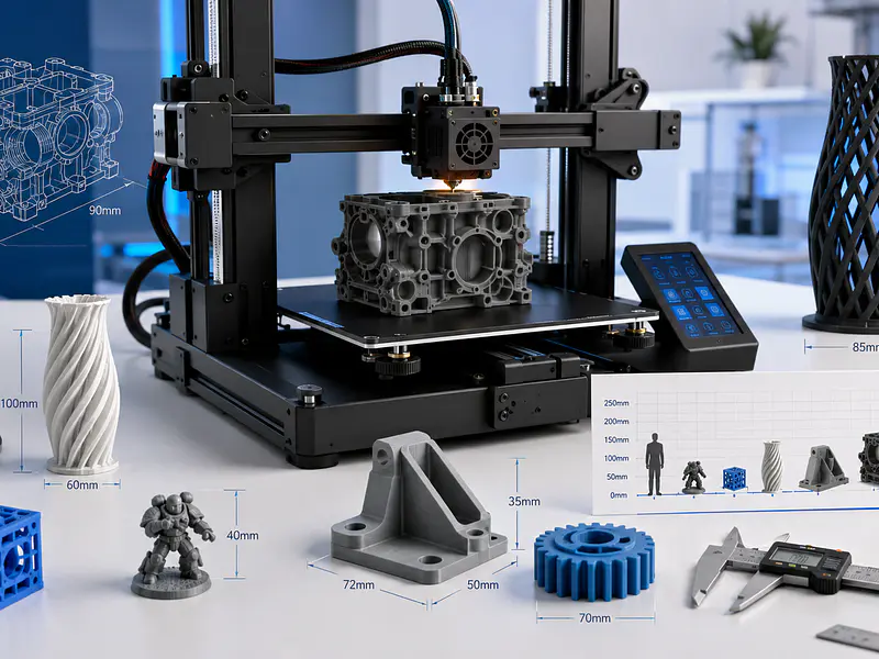 ¿Qué tamaño de impresión necesito en una impresora 3D?