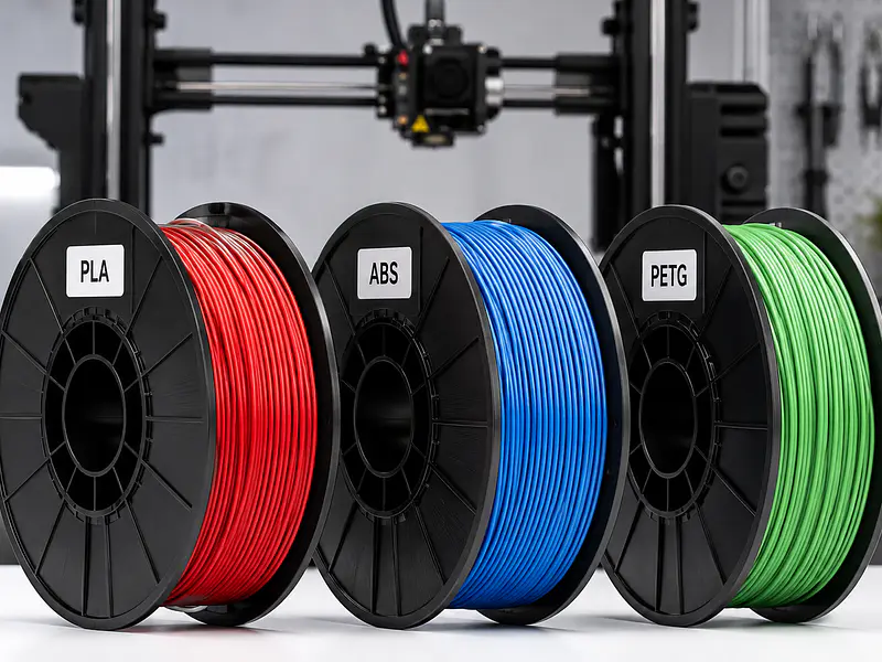 ¿Qué tipo de filamento necesito: PLA, ABS o PETG?