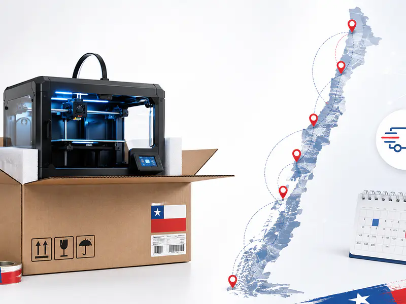 ¿Cuánto tarda el despacho de una impresora 3D en Chile?