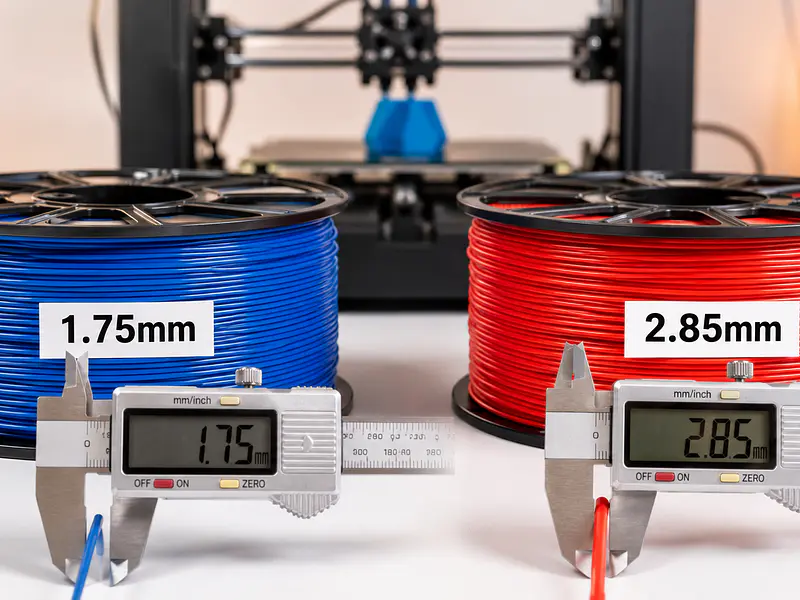 ¿Qué diámetro debo comprar: 1.75 o 2.85 mm?