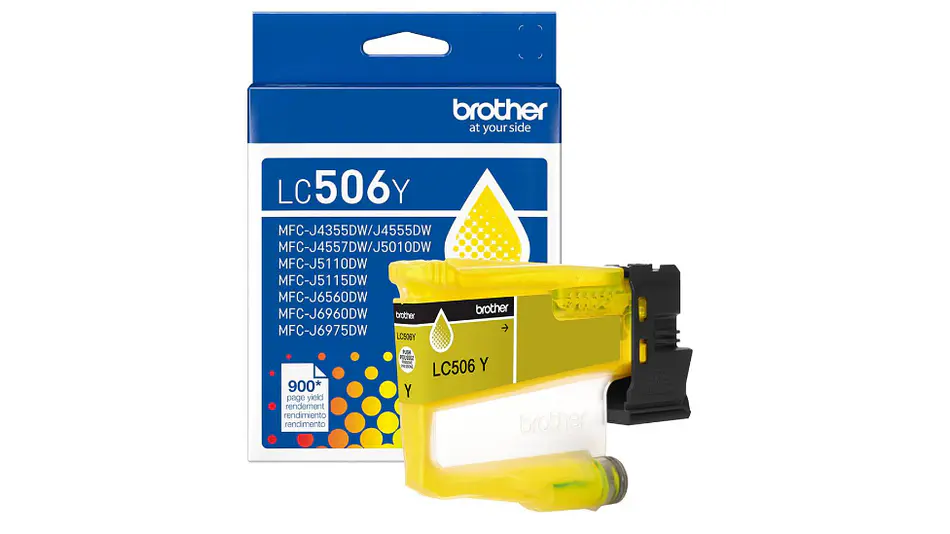 Brother LC506 Amarillo | Tinta Original 1