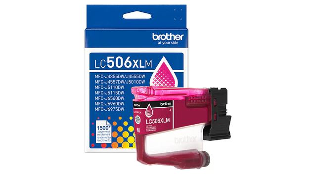 Brother LC506 XL Magenta | Alto Rendimiento | Tinta Original 1