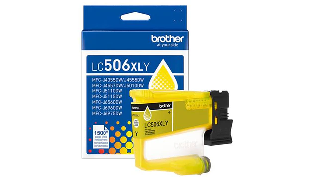 Brother LC506 XL Amarillo | Alto Rendimiento | Tinta Original 1