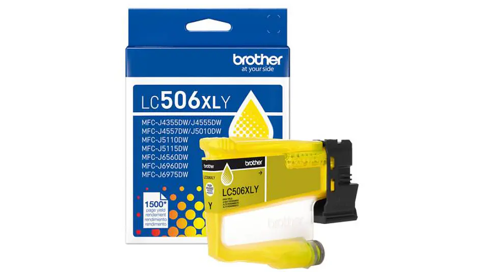 Brother LC506 XL Amarillo | Alto Rendimiento | Tinta Original 1