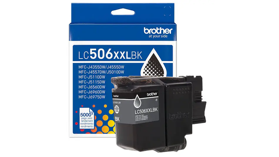 Brother LC506 XXL Negro | Alto Rendimiento | Tinta Original 1