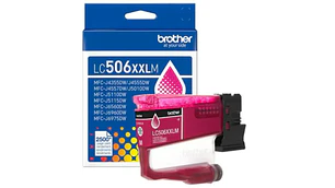 Brother LC506 XXL Magenta | Alto Rendimiento | Tinta Original