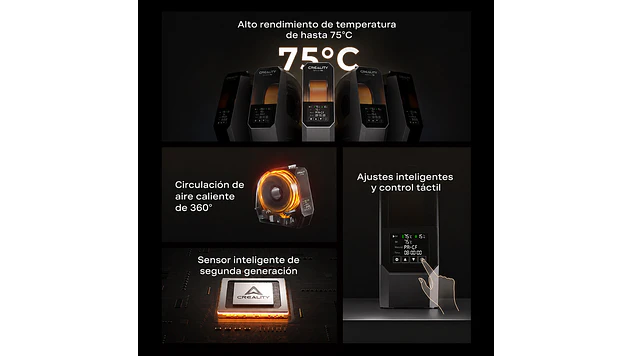 Space PI V2 Secador de Filamento Creality | Accesorios 3D 4