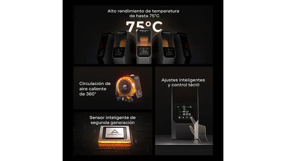 Space PI V2 Secador de Filamento Creality | Accesorios 3D 4