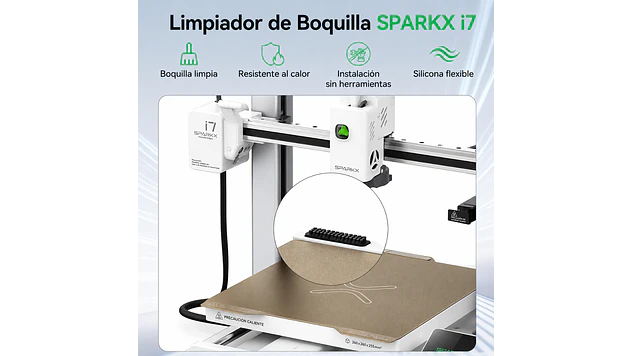 Sparkx I7 Tira de Limpieza de Boquilla Creality | Repuesto 3D 4