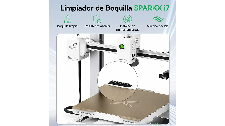 Sparkx I7 Tira de Limpieza de Boquilla Creality | Repuesto 3D 4
