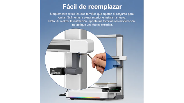 Sparkx I7 Kit de Expulsión de Material Residual Creality | Repuesto 3D 3