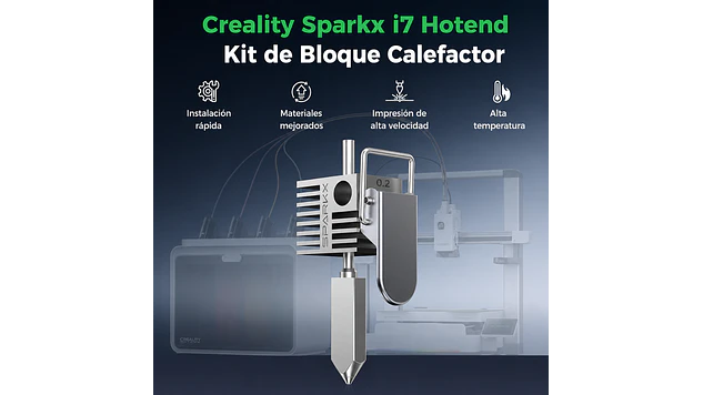 Sparkx I7 Hotend de 0,2 mm Creality | Repuesto 3D 2