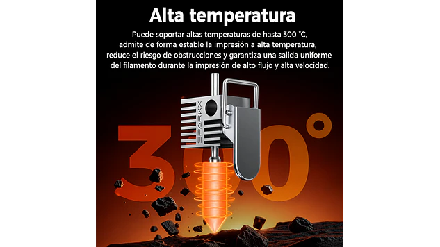 Sparkx I7 Hotend de 0,4 mm Creality | Repuesto 3D 4