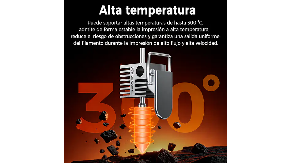 Sparkx I7 Hotend de 0,8 mm Creality | Repuesto 3D 4
