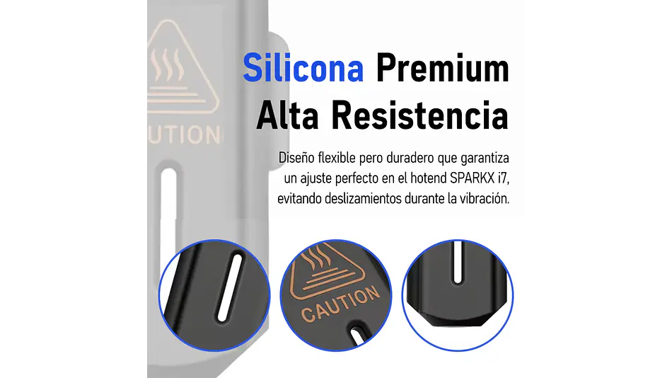 Sparkx I7 Funda de Silicona Hotend Creality | Repuesto 3D 3