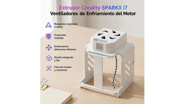 Sparkx I7 Conjunto de Refrigeración del Motor de Extrusión Creality | Repuesto 3D 3