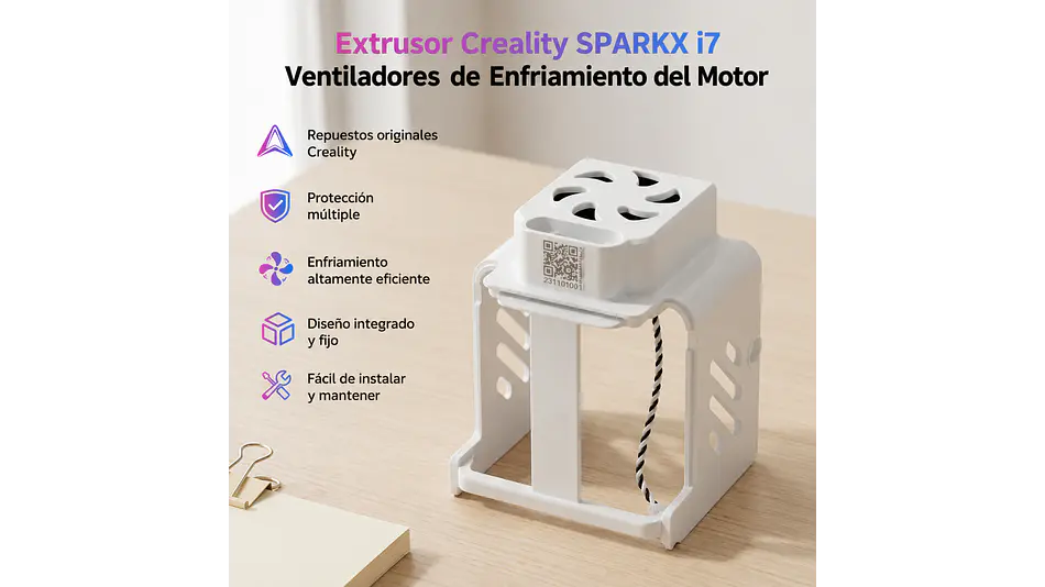 Sparkx I7 Conjunto de Refrigeración del Motor de Extrusión Creality | Repuesto 3D 3