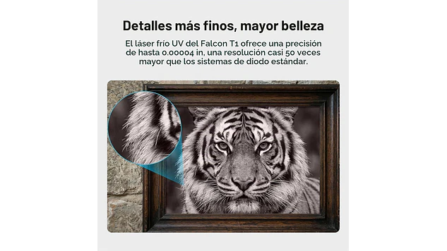 Falcon T1 UV de 5 W Ultra Violeta Creality | Grabado Láser y Cortadora Láser CNC 9