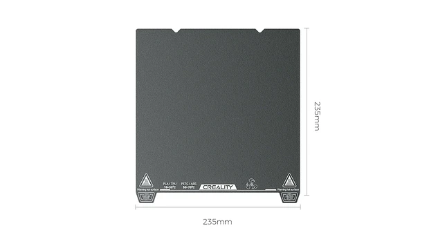 PEI En Frio 235 x 235 Ender SE, KE, S1, S1 PRO | Repuesto 3D 3