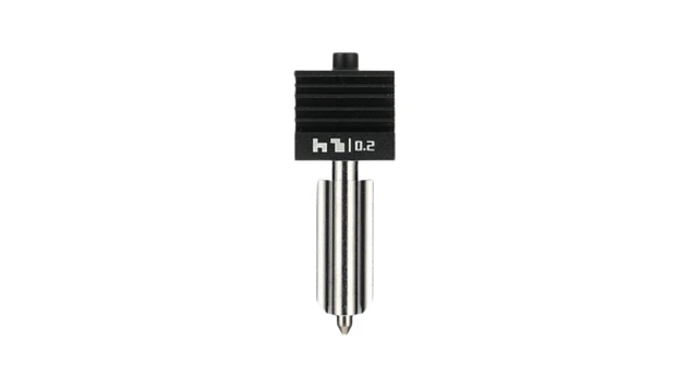H2 Series, P2S y X2D Hotend con boquilla de acero inoxidable - 0,2 mm FAH059 Bambu Lab | Repuesto 3D 1