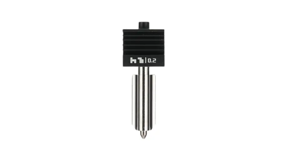 H2 Series, P2S y X2D Hotend con boquilla de acero inoxidable - 0,2 mm FAH059 Bambu Lab | Repuesto 3D 1