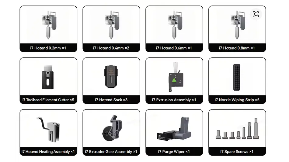 Kit Repuestos SPARKX i7 Completo Creality | Repuestos 3D 4