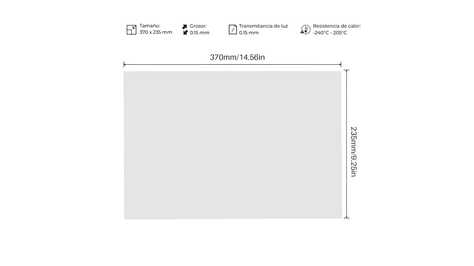 Jupiter 2 PFA FEP FILM PACK X 3 Elegoo | Rpuesto 3D 2