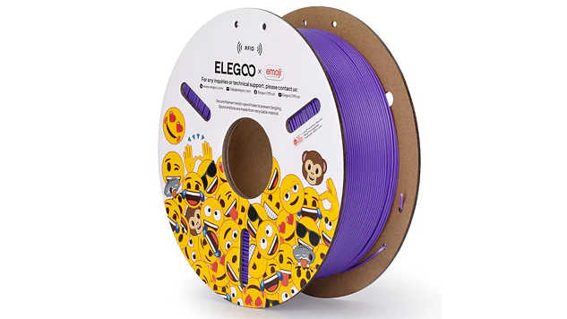 Filamento PLA Emoji RFID Morado Edición Limitada Elegoo | Filamentos  1