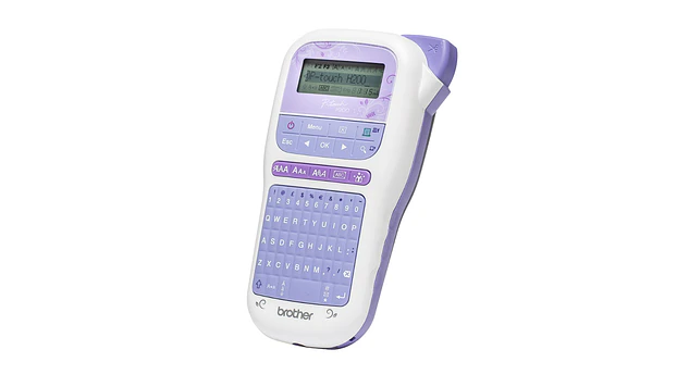 Rotuladora Etiquetadora Pt-H200 Morada Portatil Brother | Equipo Etiquetador 1