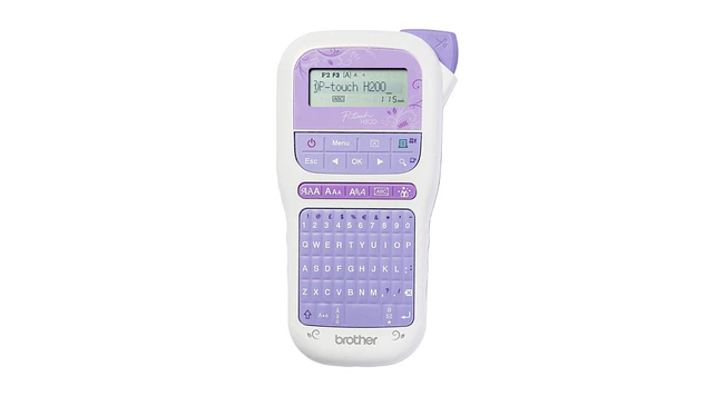 Rotuladora Etiquetadora Pt-H200 Morada Portatil Brother | Equipo Etiquetador 2